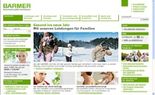 Abbildung der Startseite von BARMER