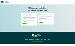 Abbildung der Startseite von Ratsuchenden-Portal - Stiftung Unabhängige Patientenberatung Deutschland