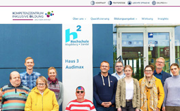 Abbildung der Startseite von Kompetenzzentrum Inklusive Bildung Sachsen-Anhalt