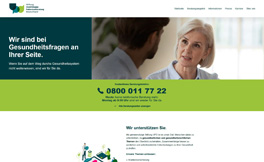 Abbildung der Startseite von Stiftung Unabhängige Patientenberatung Deutschland